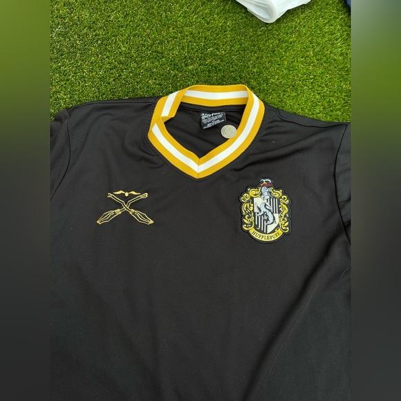 lunchbox Shirts Harry Potter Hufflepuff Black Quidditch Jersey